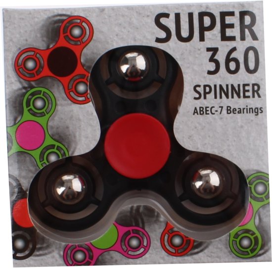 Thumbnail van een extra afbeelding van het spel Johntoy Super 360 Spinner 7 Cm Zwart