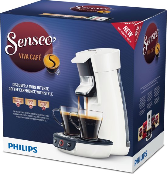 Philips Senseo Viva Café HD6563/00 Wit