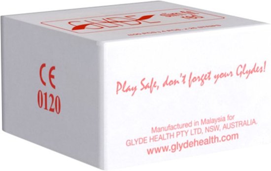 Glyde Ultra Slimfit Rood - 100 Condooms