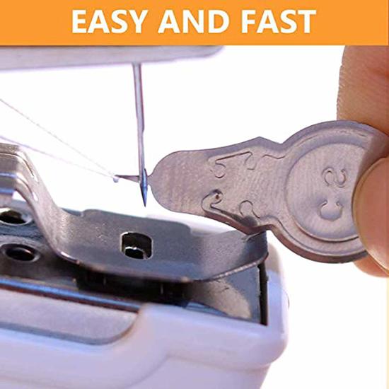Handnaaimachine – Mini Naaimachine – Draagbare Naaimachine – Draadloze Naaimachine – Stitches - Handheld Sewing Machine