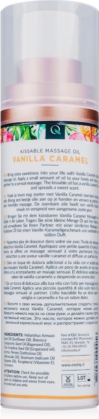 Exotiq Massageolie Vanilla Caramel - 100 ml