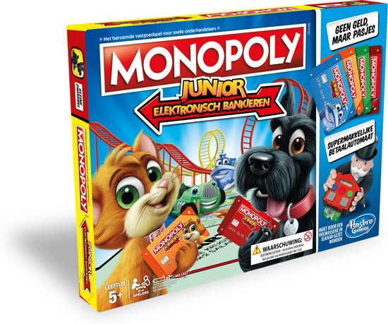 Afbeelding van het spel Monopoly Junior Elektronisch Bankieren - Bordspel