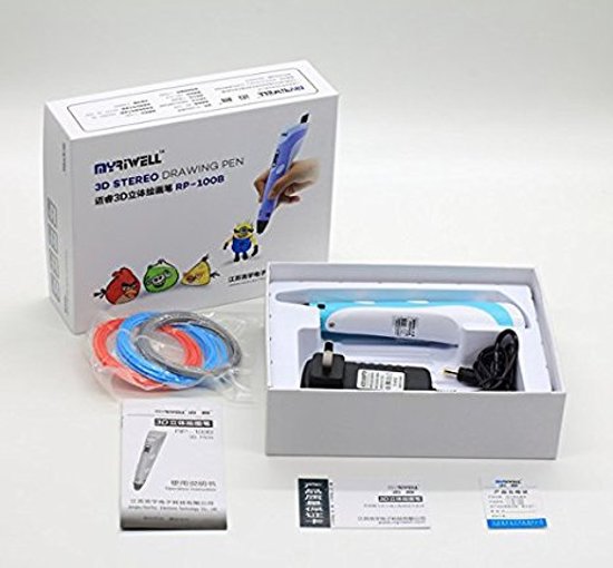 MyRiwell 3D Printer Pen voor 1.75m ABS