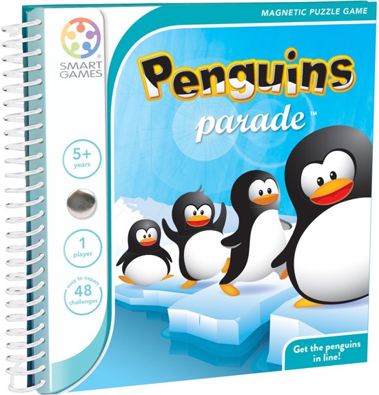 Thumbnail van een extra afbeelding van het spel Magnetic Travel Games - Penguins Parade