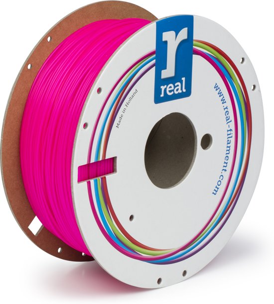 REAL Filament PLA fluoriserend roze 1.75mm (1kg)