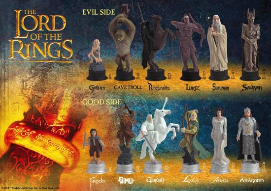 Thumbnail van een extra afbeelding van het spel Chess sets Lord of the Rings