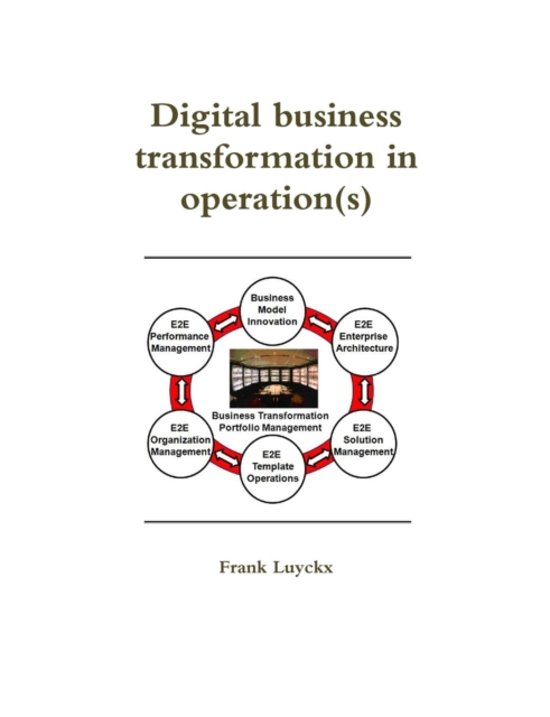Digital business transformation in operation(s) - Frank Luyckx | Nextbestfoodprocessors.com