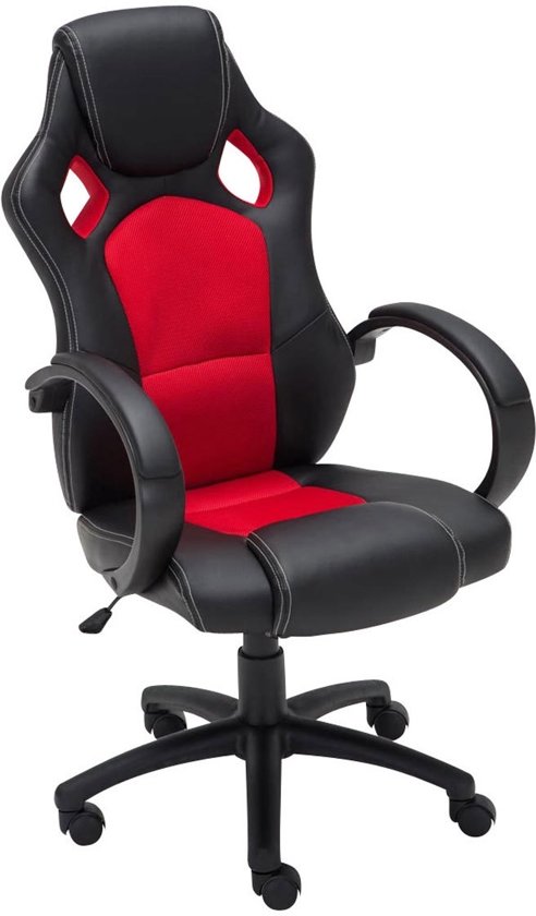 Clp Gaming-stoel - Racing bureaustoel FIRE - Sport seat Racing design - rood