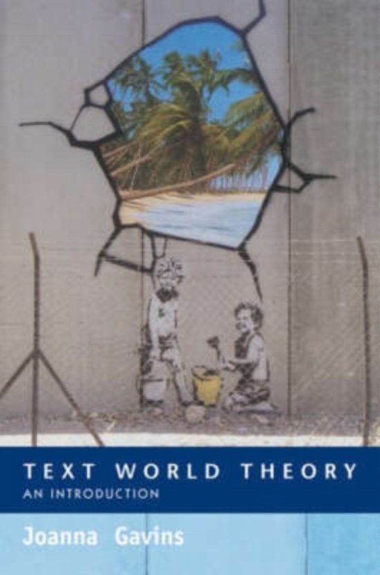Text World Theory notes & explanation - Lectures Literature and Identity Middle-East