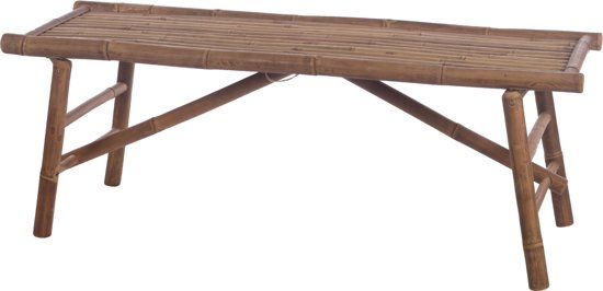 Bamboe bank - naturel - 120 x 40 x 45 cm