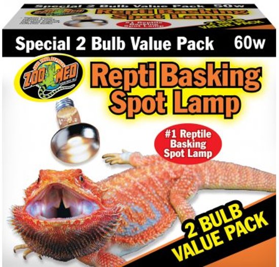 ZM Repti Basking Spot Lamp 60 w. Value Pack