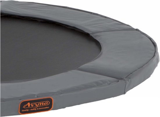 Avyna trampoline PRO-LINE 234 (340x240cm) + net boven + ladder - grijs