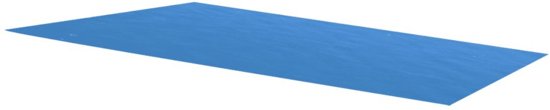 Zwembadzeil rechthoekig 732 x 366 cm PE blauw