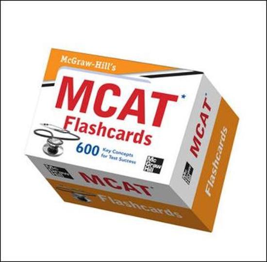 Afbeelding van het spel McGraw-Hill's MCAT Flashcards