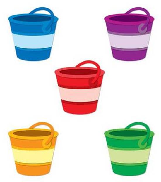Afbeelding van het spel Buckets Assorted Colorful Cut-Outs