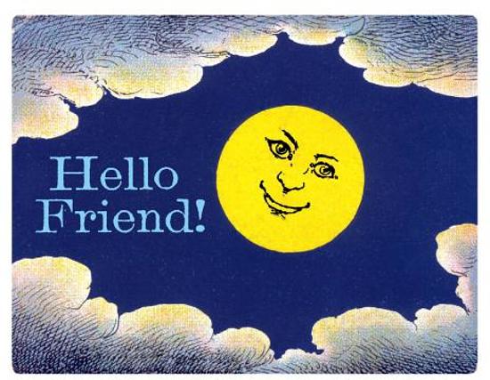Afbeelding van het spel Smiling Moon Friendship Greeting Cards