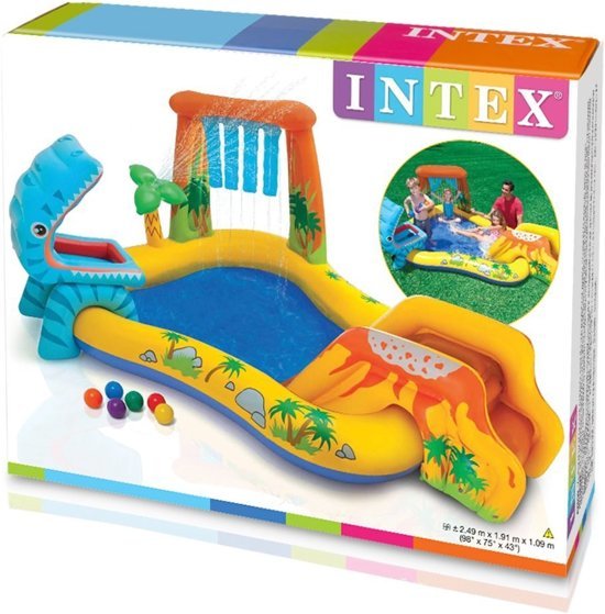 Intex Dinosaurus zwembad speelcentrum - met reparatiesetje