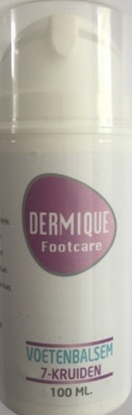 Foto van Dermique 7 kruiden voetenbalsem - 3 fles 100 ml