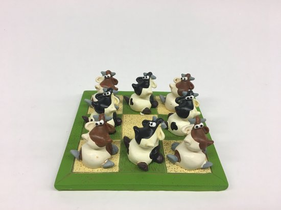 Afbeelding van het spel Spelletje boter, kaas en eieren met koeien