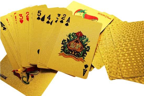Thumbnail van een extra afbeelding van het spel Unieke Luxe GOuden Speelkaarten | Pokerkaarten | 24K Geplastificeerd
