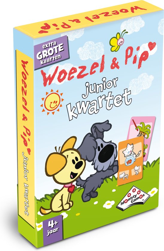 Afbeelding van het spel Woezel & Pip Junior Kwartet Special Edition Kaartspel