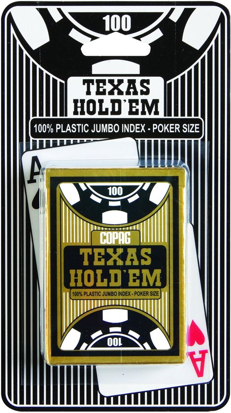 Thumbnail van een extra afbeelding van het spel Copag Texas Hold'em Gold Zwart 100% plastic