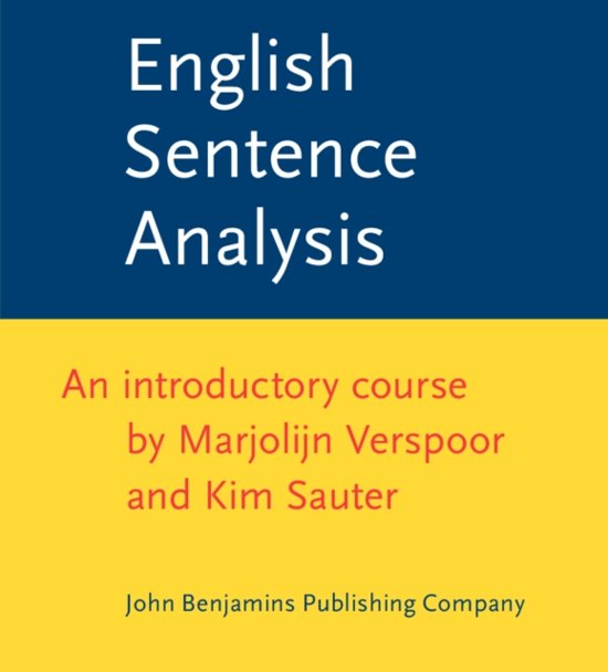 bol-english-sentence-analysis-9789027225665-marjolijn-verspoor-boeken
