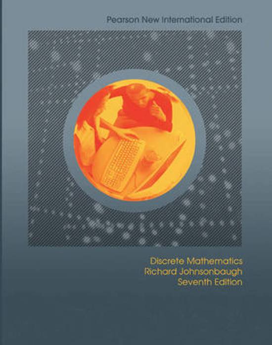 Discrete Mathematics: Pearson  International Edition