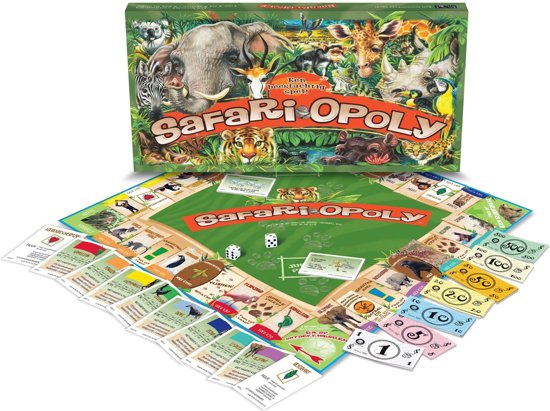 Afbeelding van het spel Opoly safari opoly - 1 st