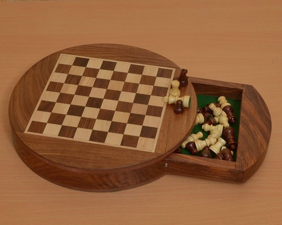 Afbeelding van het spel Bijzondere Magnetisch schaakspel, uit luxe houtsoort