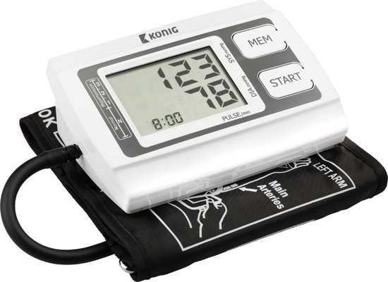 König HC-BLDPRESS22 Bovenarm Automatisch bloeddrukmeter