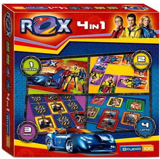 Thumbnail van een extra afbeelding van het spel Rox 4 in 1 Speldoos - Kinderspel