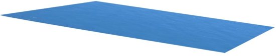vidaXL Zwembadzeil rechthoekig 450 x 220 cm PE blauw