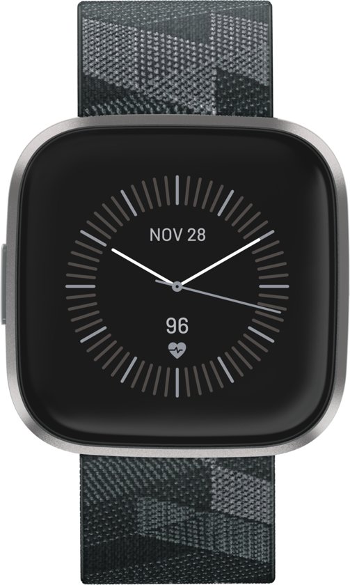 Fitbit Versa 2 SE - smartwatch - gewoven grijs