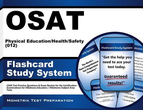 Thumbnail van een extra afbeelding van het spel Osat Physical Education/Health/Safety (012) Flashcard Study System