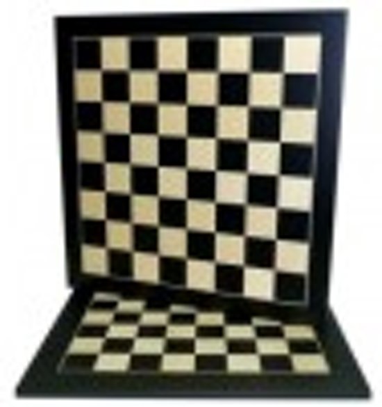Afbeelding van het spel Schaakbord zw./ahorn ingelegd V.55mm.52cm