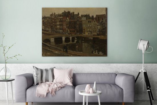 Spiksplinternieuw bol.com | Het Rokin in Amsterdam - Schilderij van George Hendrik HW-63