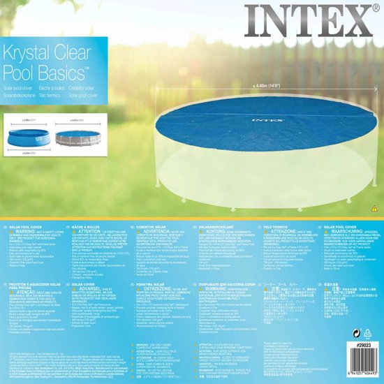 Intex Solarzwembadhoes rond 457 cm 29023