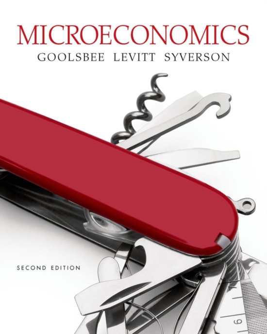 Microeconomics, Goolsbee - Downloadable Solutions Manual (Revised)