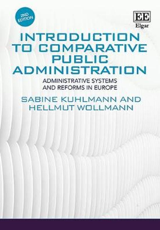 Samenvatting Comparative Public Administration and Management 
