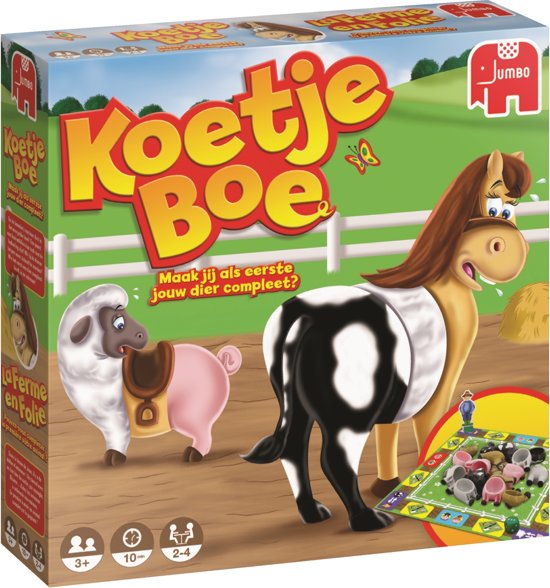 Afbeelding van het spel Jonkies Koetje Boe Peuterspeelzaal Racebordspel