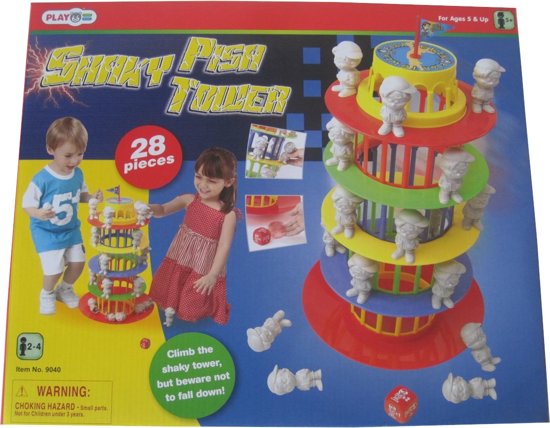 Afbeelding van het spel Playgo Shaky Pisa Tower -  De tuimelende toren van Pisa