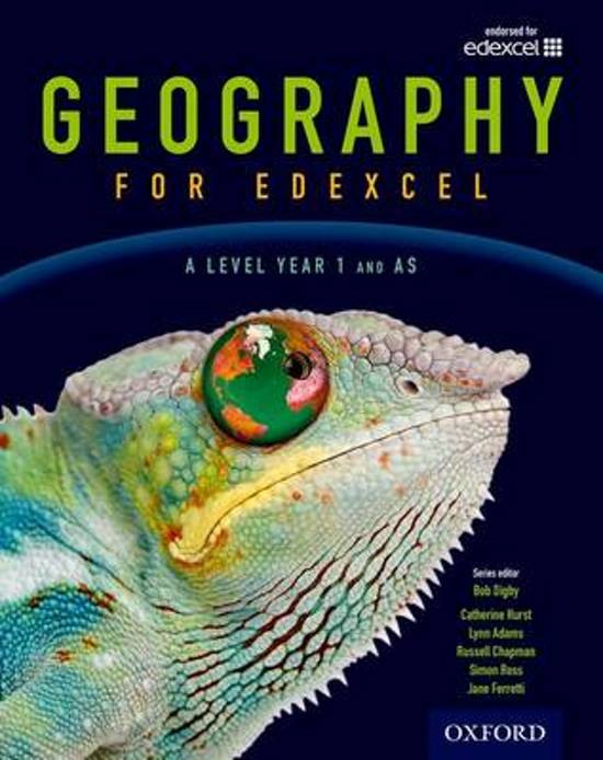 Geography for Edexcel A Level Year 1 and AS Student Book