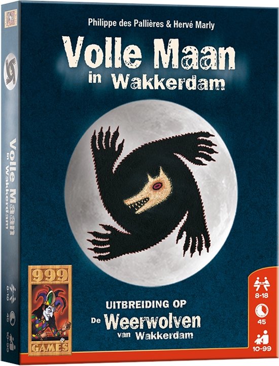 Afbeelding van het spel De Weerwolven - Uitbreiding Volle Maan in Wakkerdam - Kaartspel