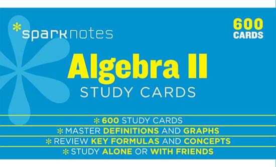Afbeelding van het spel Algebra II Study Cards