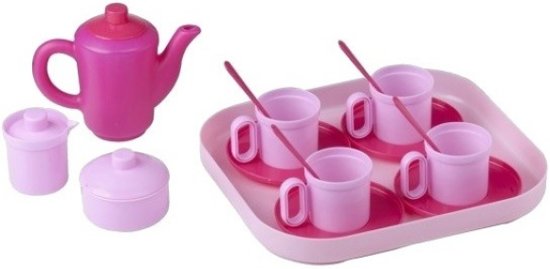 Eddy Toys Thee Servies 16-delig Roze