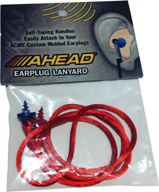 Ahead Earplug Lanyard voor Custom Molded Earplugs