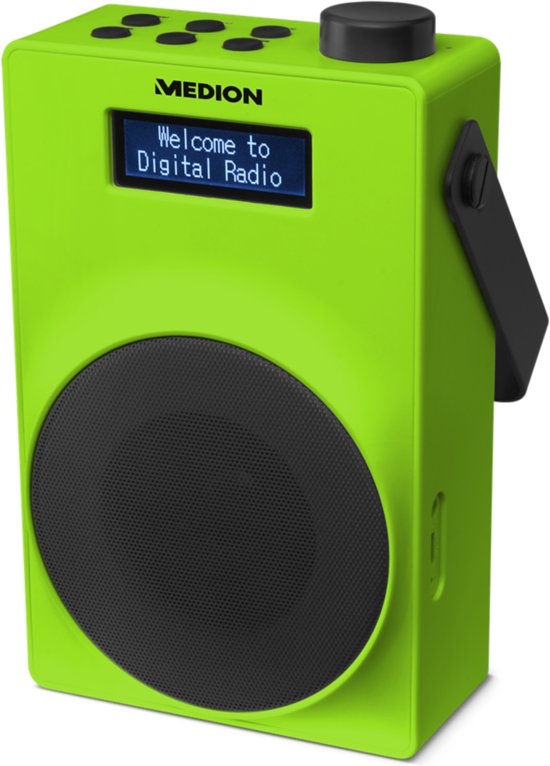 MEDIONÂ® LIFE E66880 Draagbare DAB+ Radio (groen)