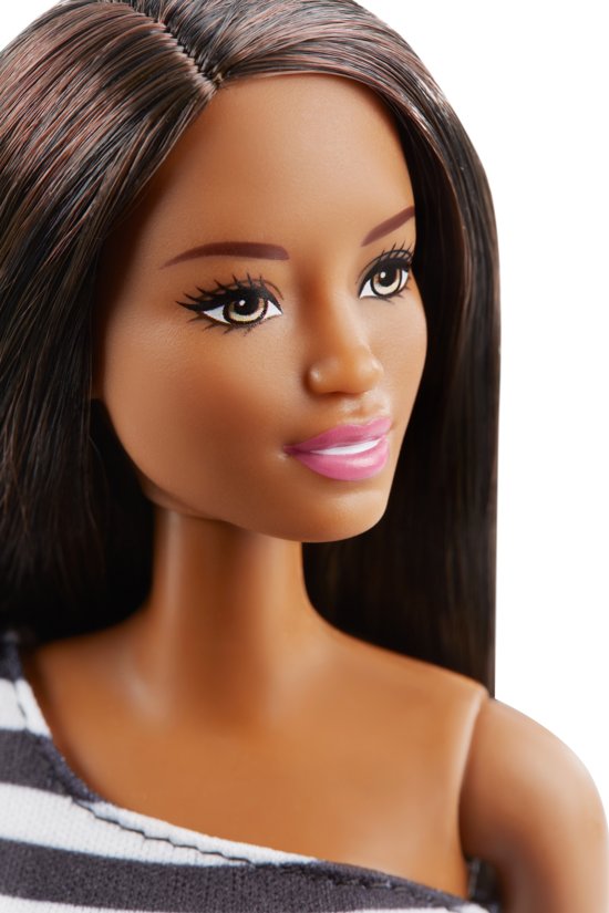 Barbie Glitz 60th Pop Met Bruin Haar - Barbiepop