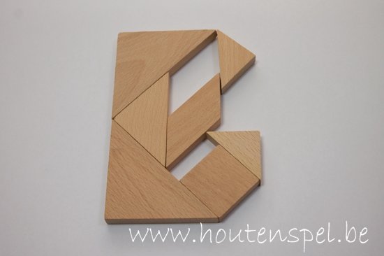 Thumbnail van een extra afbeelding van het spel Houten tangram